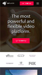 Mobile Screenshot of jwplayer.com